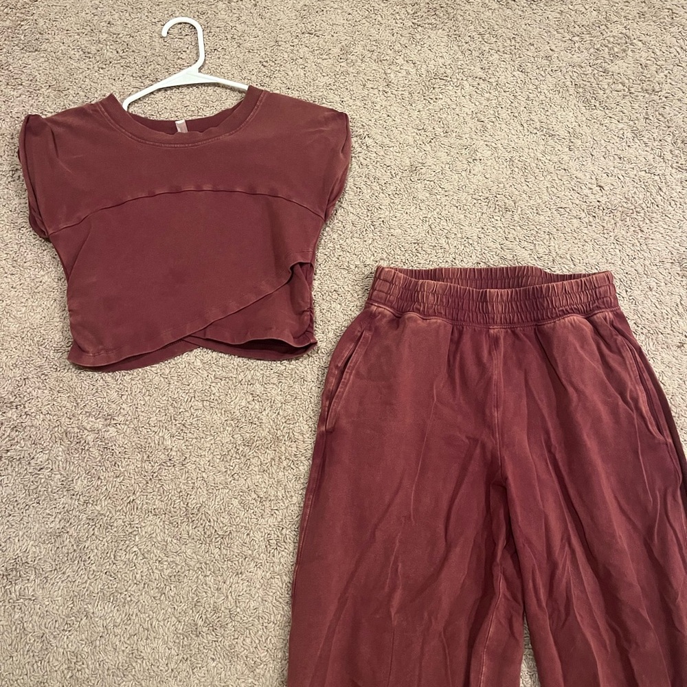 free people hot shot crossover set